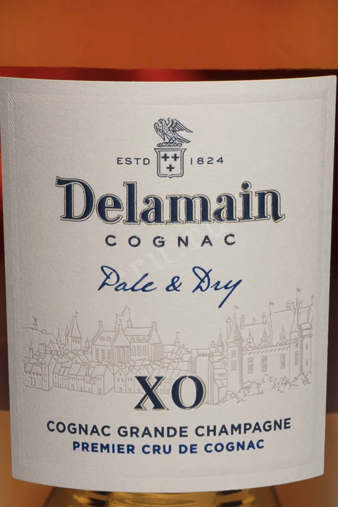 Этикетка Delamain Pale & Dry XO Grande Champagne Premier Cru 2014 0.7 л