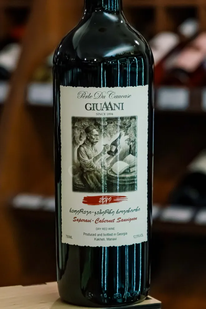 В магазине Крю Профи Giuaani Perle du Caucase Saperavi Cabernet Sauvignon 2019 0.75 л
