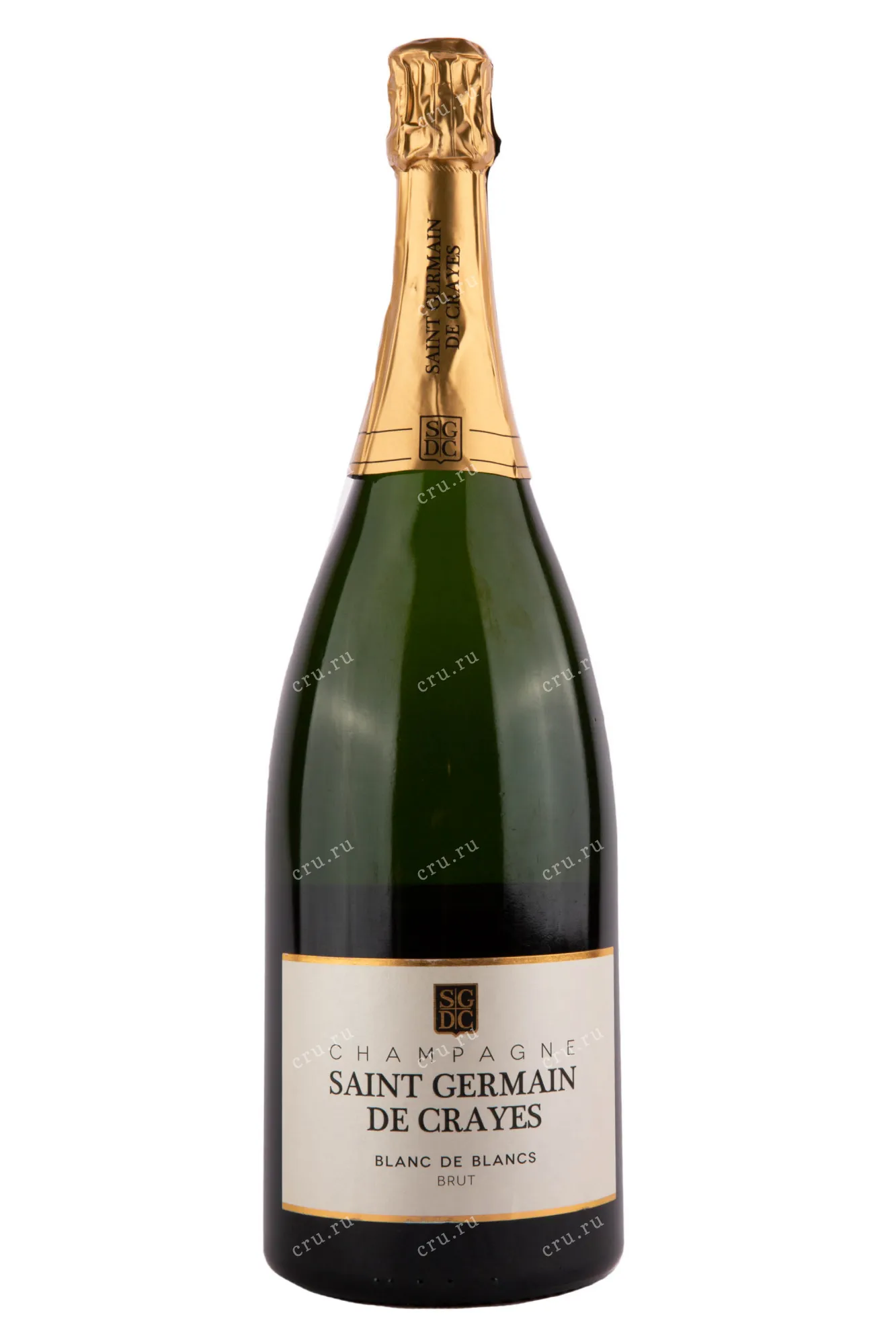 Фото — Шампанское Saint Germain de Crayes Blanc de Blancs Brut  1.5 л