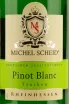 Этикетка Michel Scheid Pinot Blanc 2018 0.75 л