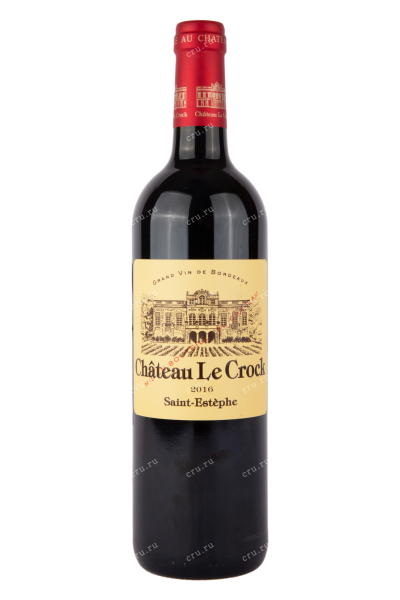Вино Chateau Le Crock Saint Estef Cru Bourgeois Kosher 2016 0.75 л