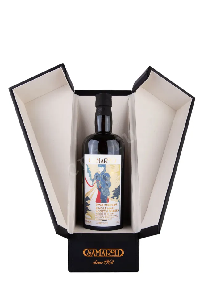 В подарочной коробке Samaroli Glen Grant Speyside Single Malt gift box 1998 0.7 л