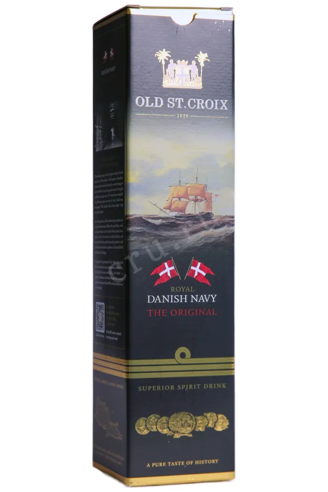 Подарочная коробка Old St. Croix Royal Danish Navy The Original in gift box 0.7 л