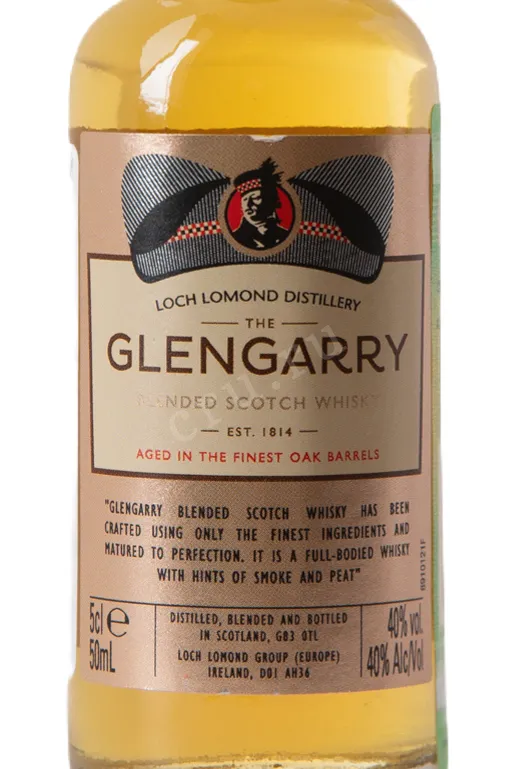 Этикетка Glengarry 0.05 л