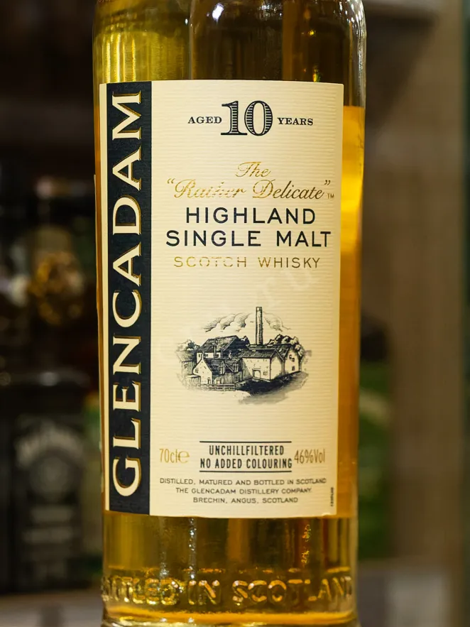 Виски Glencadam Single Malt Scotch 10 years in tube  0.7 л