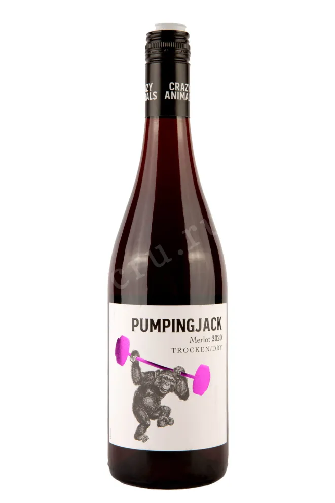 Вино Pumping Jack Merlot Trocken 2020 0.75 л