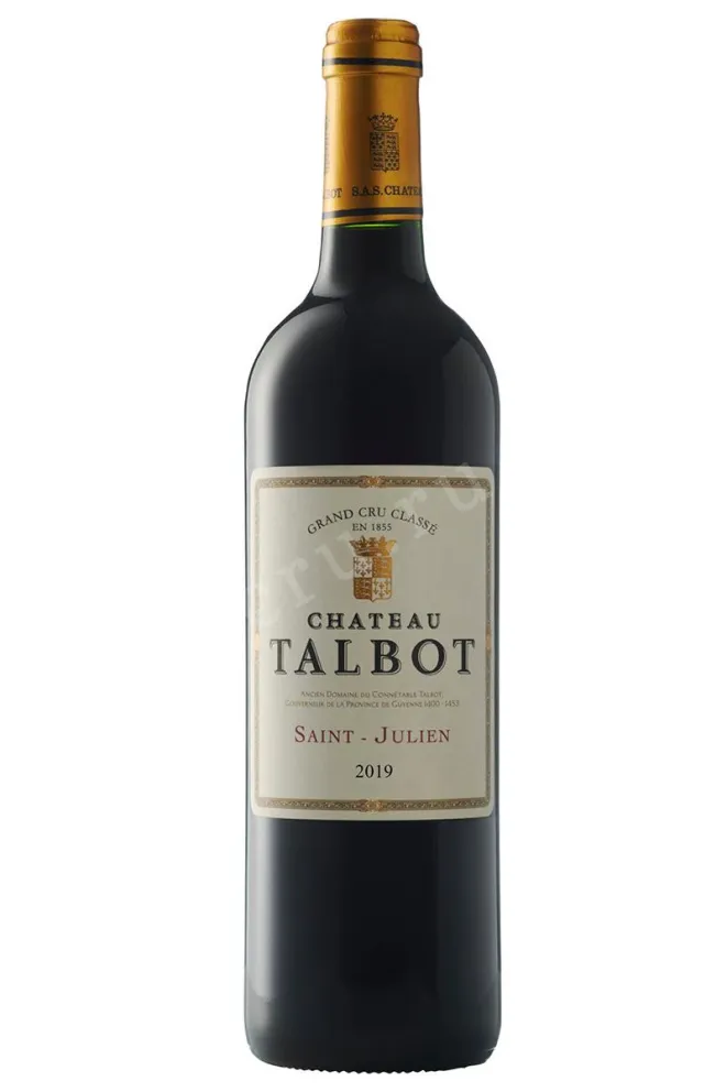 Вино Chateau Talbot Grand Cru Classe Saint-Julien 2019 0.75 л