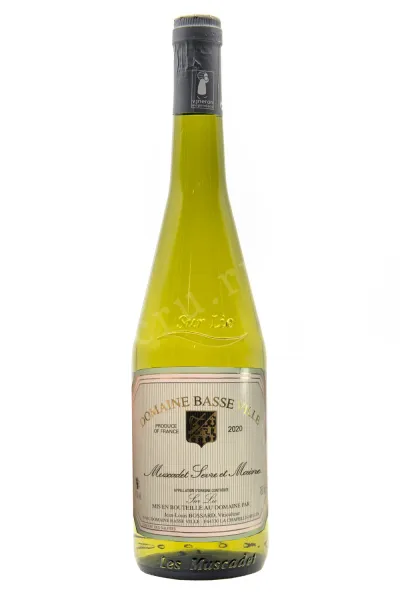Вино Domaine Basse Ville Muscadet Sevre et Maine Sur Lie 2024 0.75 л