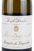 Этикетка Montrachet Grand Cru Marquis de Laguiche Joseph Drouhin 2019 0.75 л