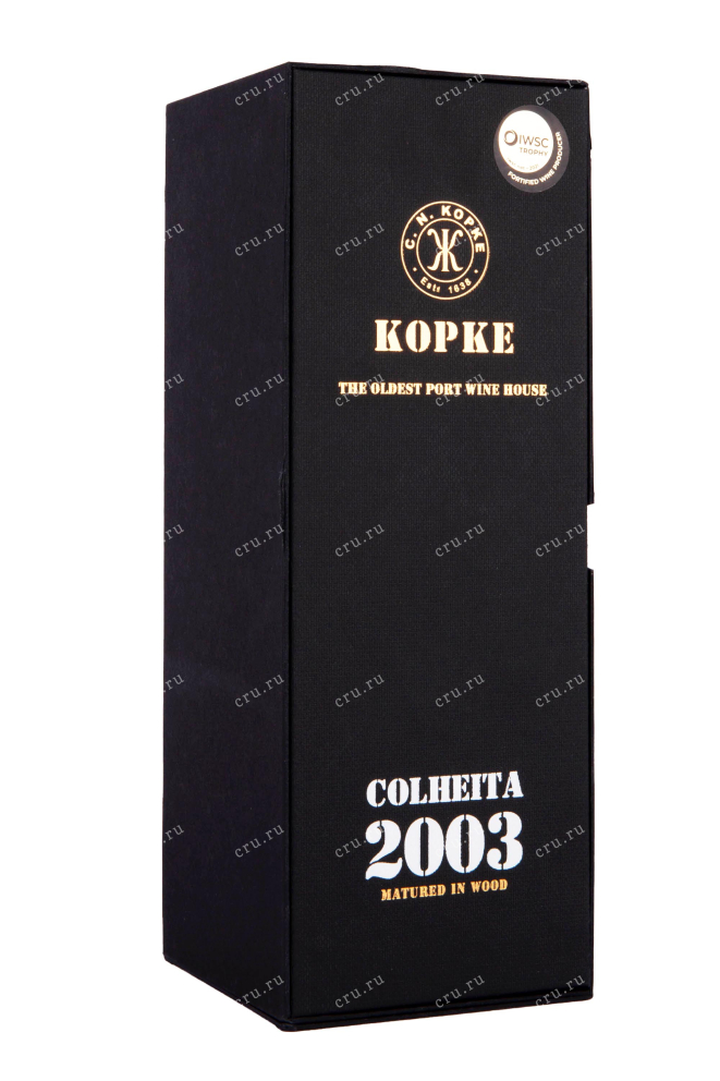 Подарочная коробка Kopke Colheita in gift box 2003 0.75 л