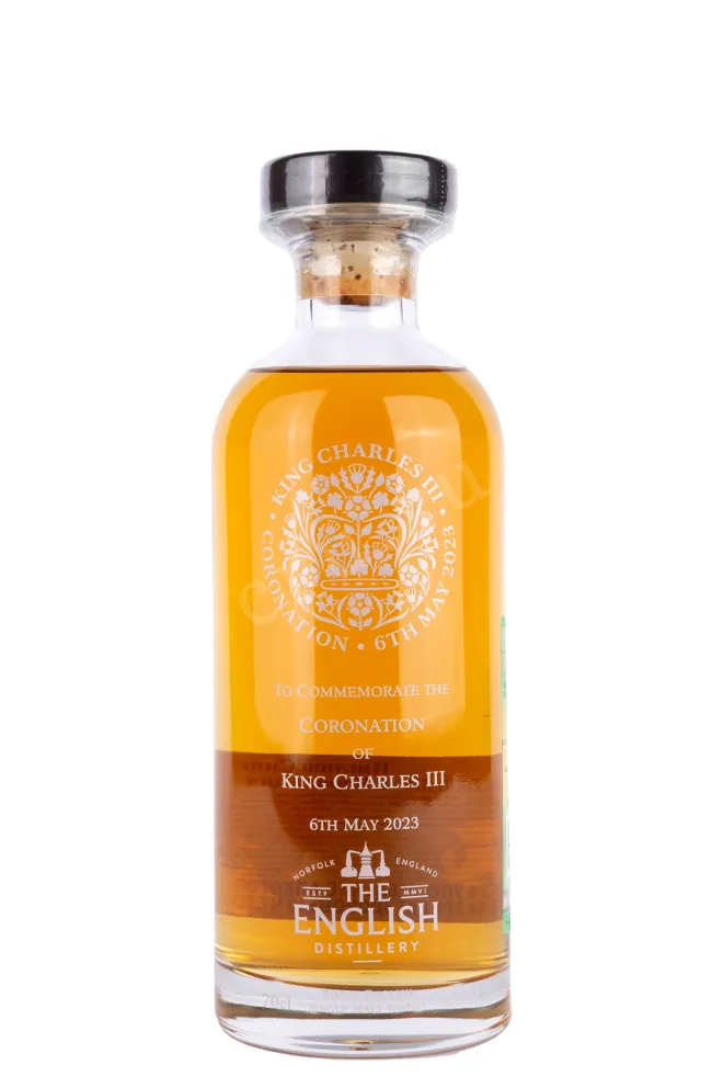 Бутылка The English Single Malt Coronation of King Charles III in tube 0.7 л