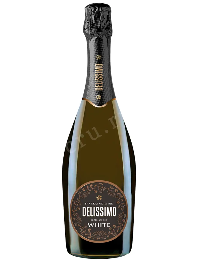 Игристое вино Делиссимо Полусладкое 2024 0.75 л