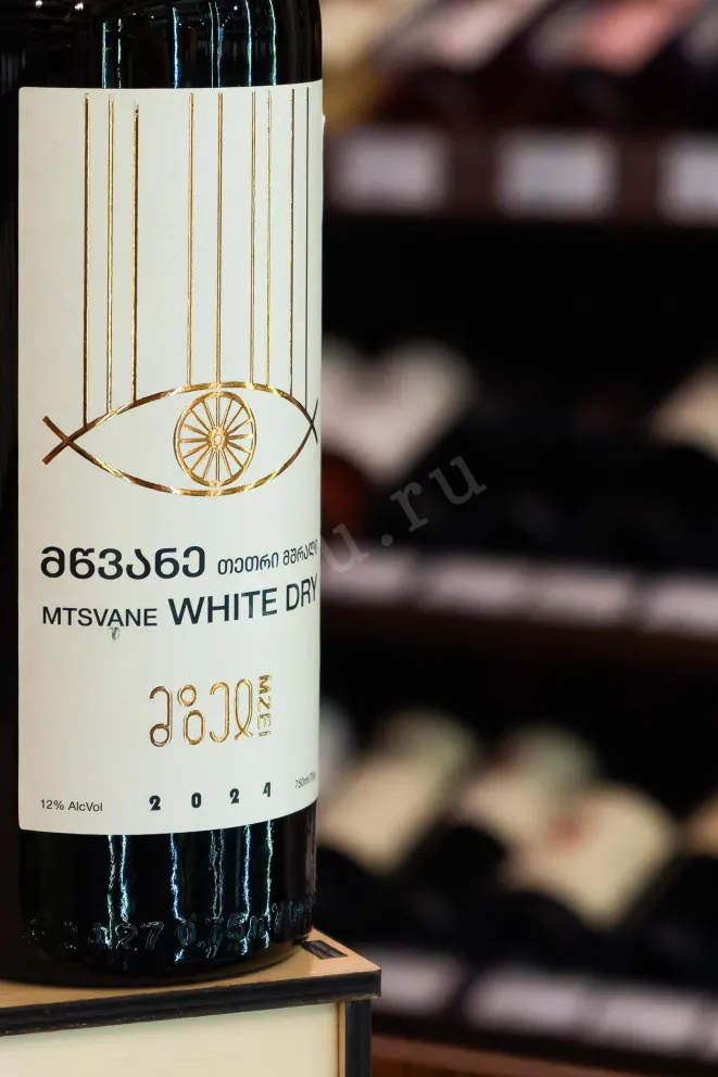 В магазине Крю Профи Mzei Wazy Mtsvane Qvevri White Dry 2024 0.75 л