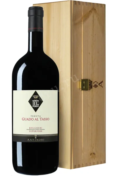 Вино Guado al Tasso Bolgheri Superiore in wooden box 2003 1.5 л