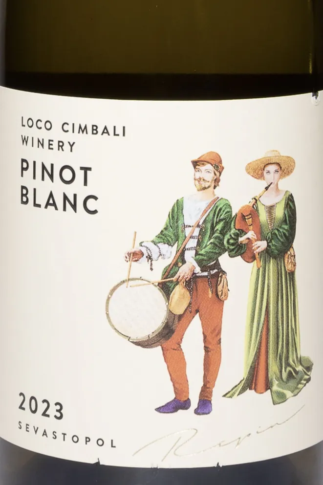 Этикетка Loco Cimbali Pinot Blanc 2023 0.75 л