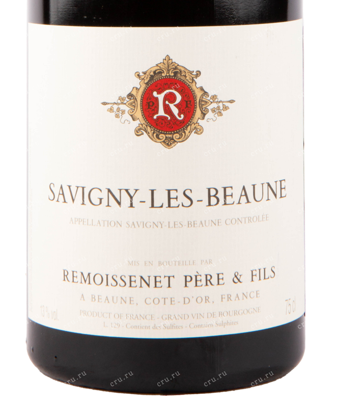 Этикетка вина Remoissenet Pere & Fils Savigny Les Beaumonts 0.75 л