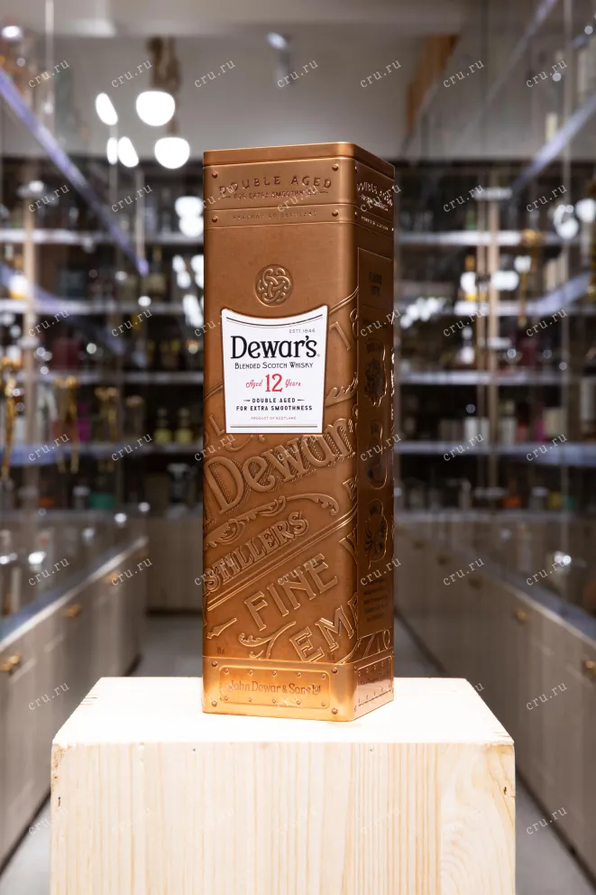 Контрэтикетка Dewar's 12 years old