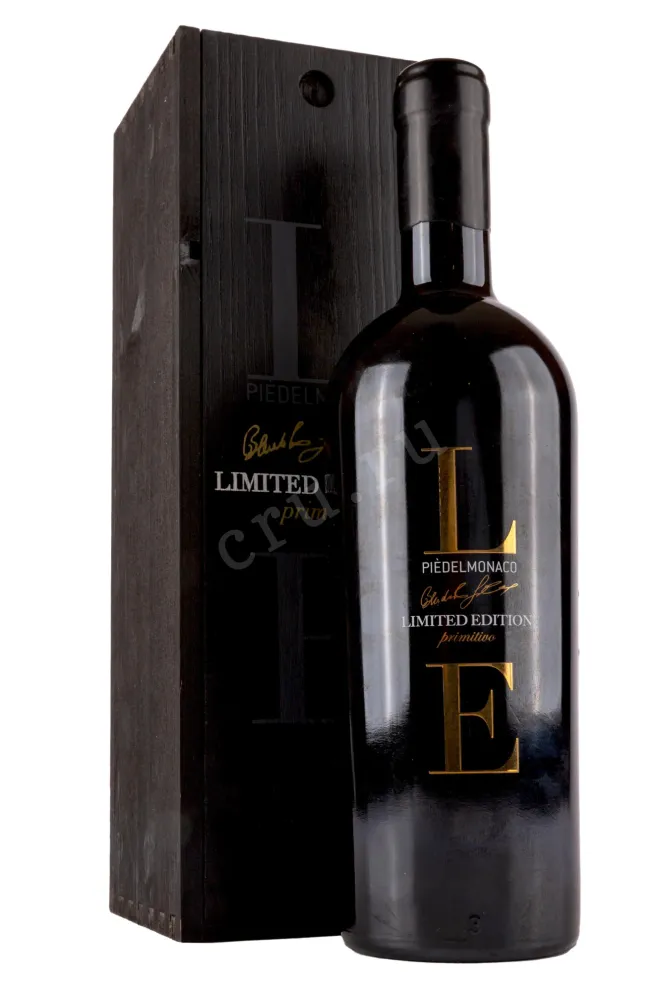 Вино Tagaro Pie del Monaco Primitivo Limited Edition in wooden box 2018 0.75 л