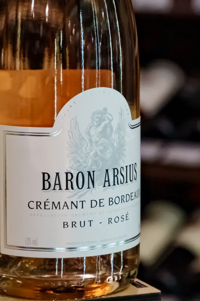 В магазине Крю Профи Baron Arsius Cremant de Bordeaux Rose 2021 0.75 л