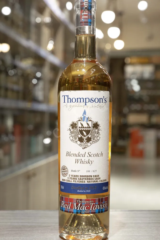 В магазине Крю Профи Thompsons Blended Scotch gift box 0.7 л