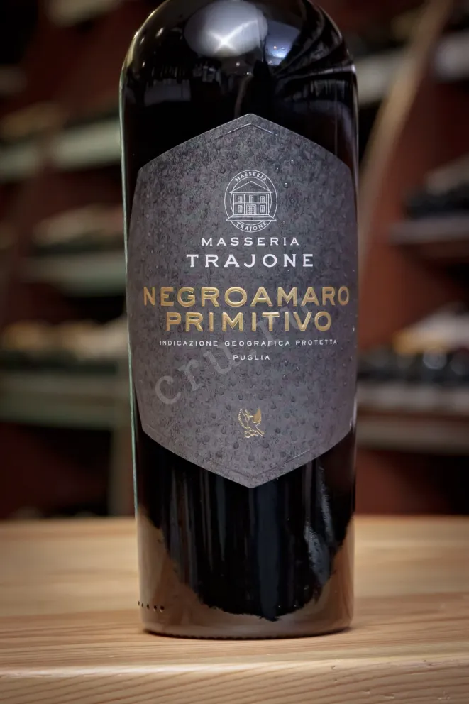 В магазине Крю Профи Masseria Trajone Negroamaro Primitivo IGP 2023 0.75 л