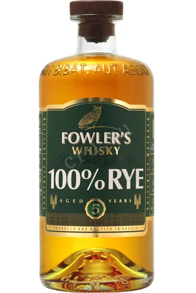 Виски Fowler's Rye 5 years  0.7 л