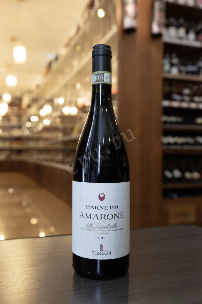 В магазине Крю Профи Tedeschi Marne 180 Amarone della Valpolicella DOCG 2019 0.75 л