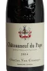 Этикетка Charles Van Canneyt Châteauneuf du Pape 2014 0 л