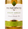 Этикетка вина Principato Pinot Grigio 0.75 л