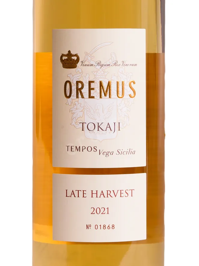 Вино Oremus Tokaji Late Harvest 2021 0.5 л