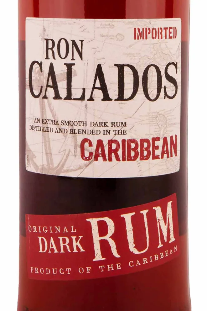 Этикетка Ron Calados Dark 1 л