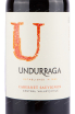Этикетка вина Undurraga Cabernet Sauvignon 2020 0.75