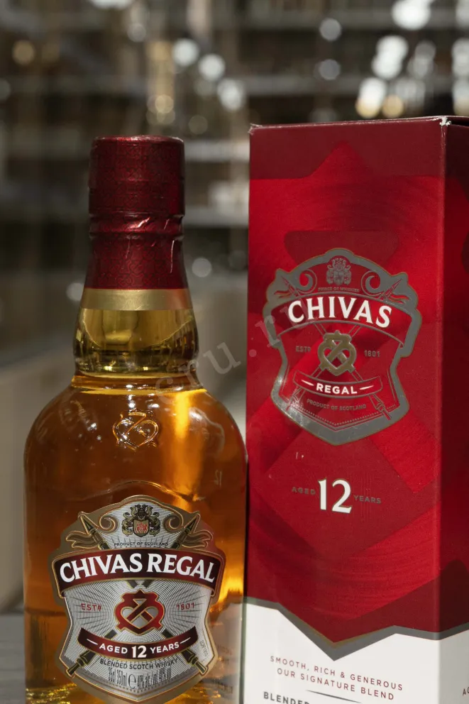 В магазине Крю Профи Chivas Regal 12 years old with box 0.375 л