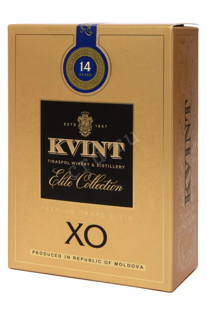 Подарочная коробка Kvint Divin 14 Years in gift box 2006 0.5 л