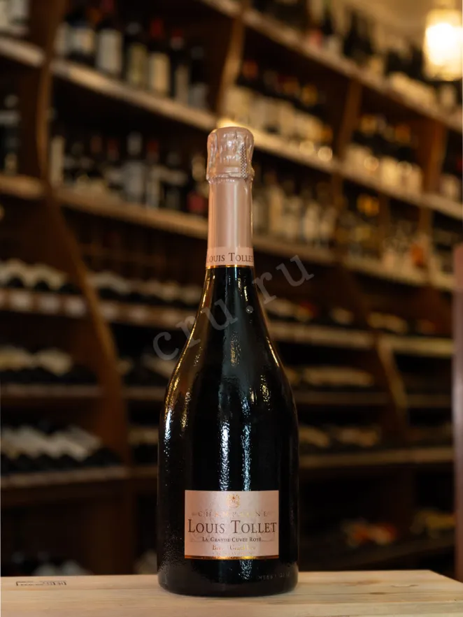 В магазине Крю Профи Louis Tollet La Grande Cuvee Rose Brut 2017 0.75 л
