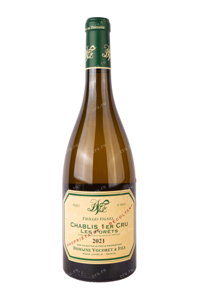 Вино Domaine Vocoret et Fils Chablis 1er Cru Les Forets Vieilles Vignes AOP 2021 0.75 л