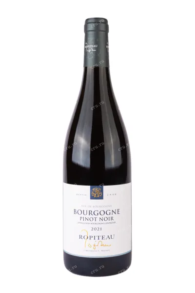 Вино Ropiteau Bourgogne Pinot Noir AOC 2021 0.75 л