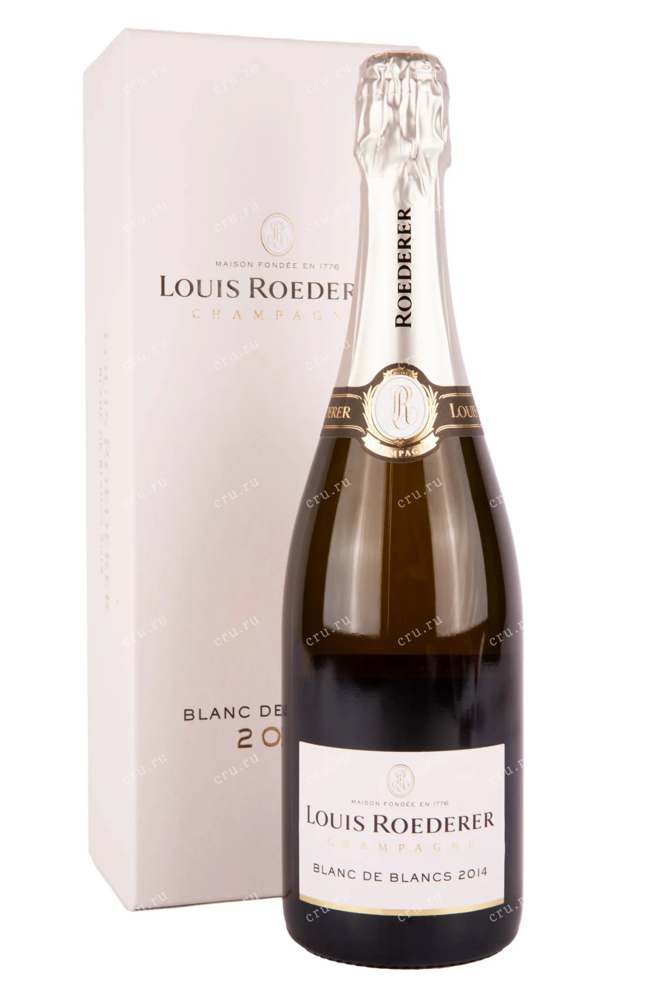 Фото — Шампанское Louis Roederer Blanc de Blancs gift box 2014 0.75 л