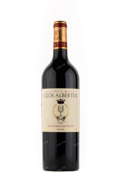 Вино Clos Albertus Saint-Georges Saint-Emilion AOC 2015 0.75 л