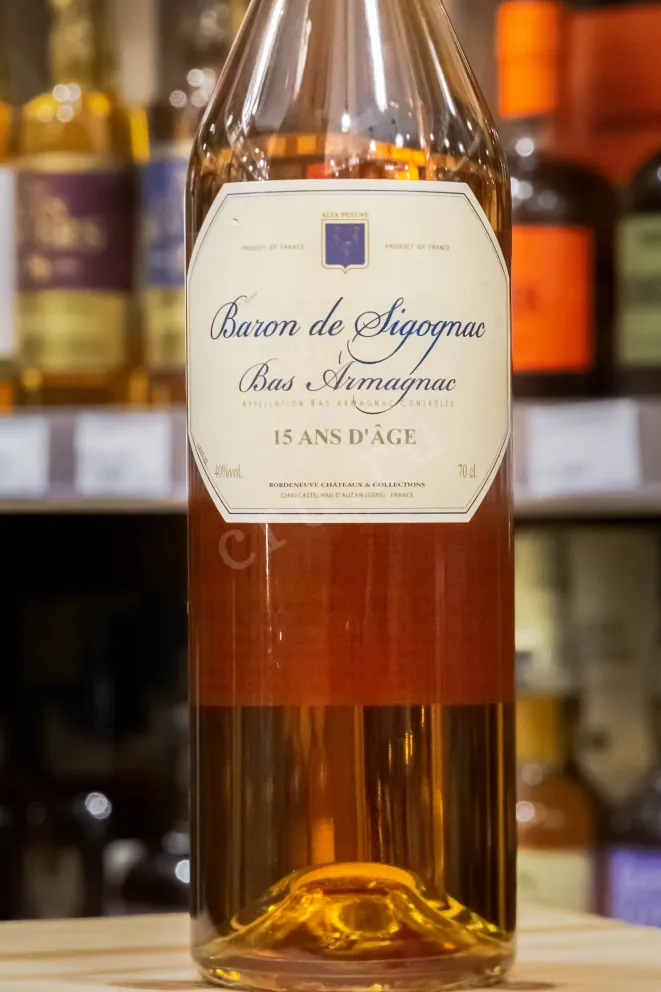 В магазине Крю Профи Baron de Sigognac 15 years 0.7 л