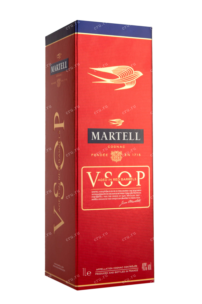 Подарочная коробка Martell VSOP  1 л