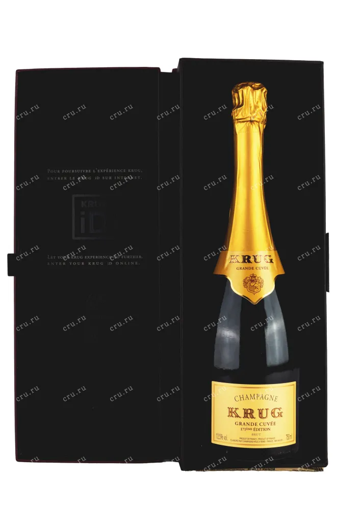 В подарочной коробке Krug Grande Cuvee gift box 2014 0.75 л