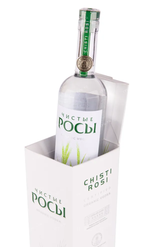 Бутылка водки Chisti Rosi with gift box 0.5 в подарочной упаковке