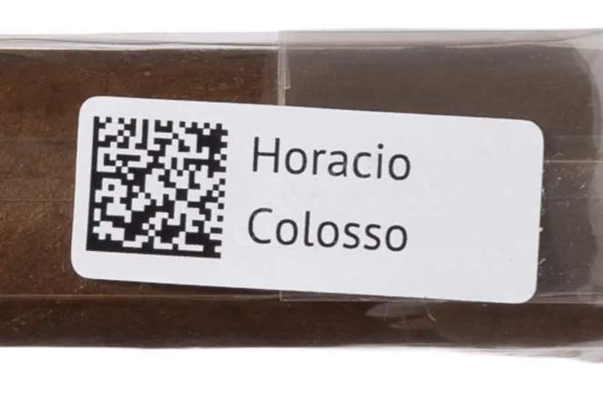 Контрэтикетка Horacio Colosso