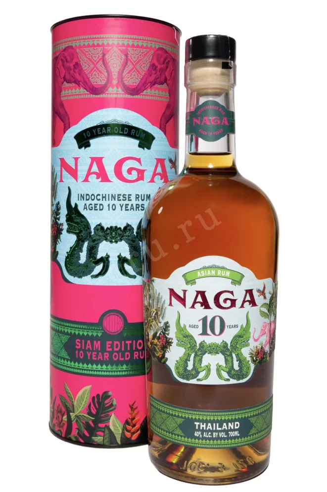 Ром Naga Siam Edition 10 Years Old in tube  0.7 л