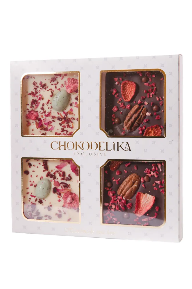 Шоколад Подарочный набор Чокоделика Ассорти из шоколада Дольче Вита 200 г