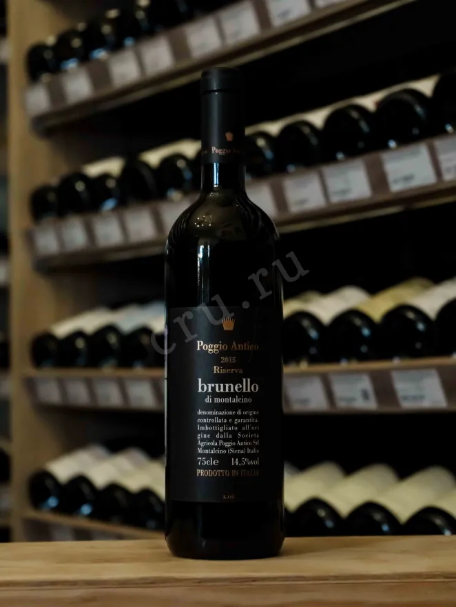 В магазине Крю Профи Brunello di Montalcino Riserva Poggio Antico 2015 0.75 л