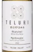Этикетка Teluri Rkatsiteli 2022 0.75 л