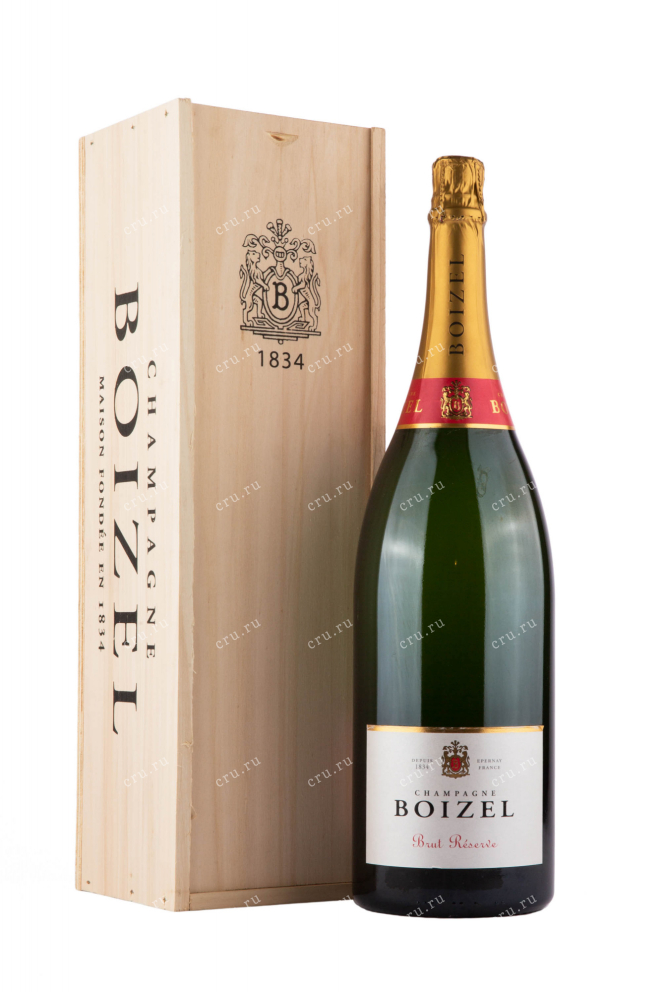 Подарочная коробка игристого вина Boizel Brut Reserve 3 л