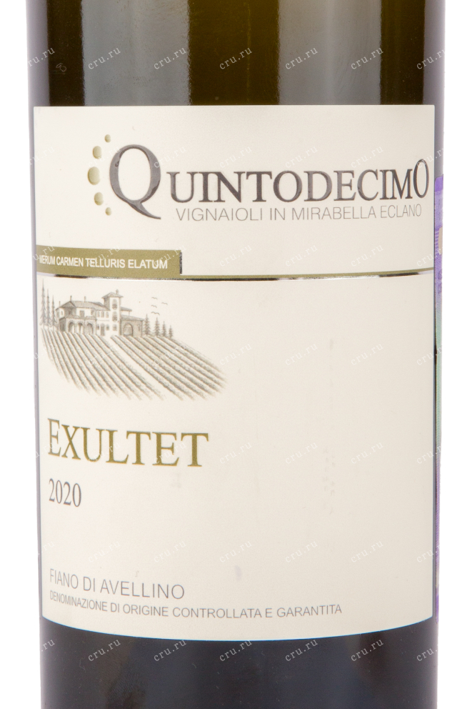Вино Quintodecimo Exultet Fiano di Avellino 2020 0.75 л